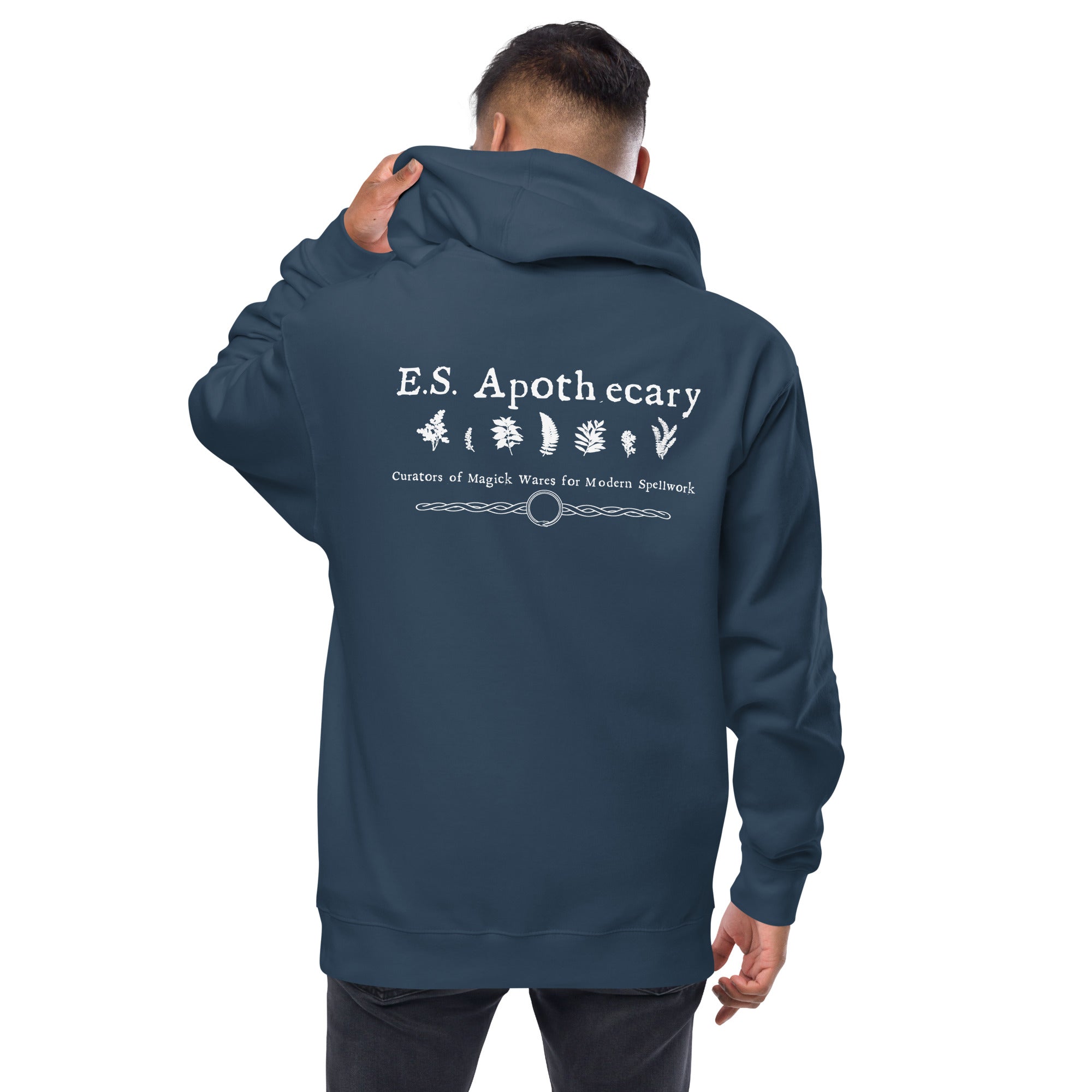 E.S. Apothecary - Unisex fleece zip up hoodie - Earthly Secrets