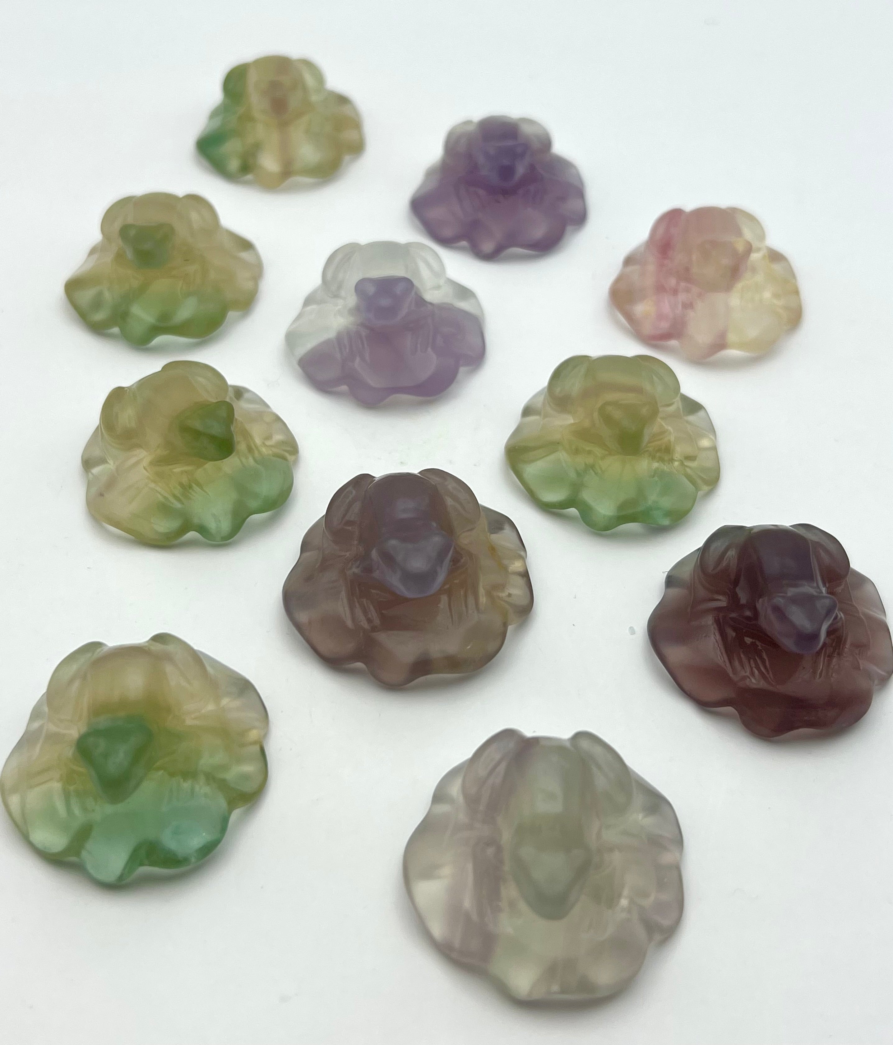 Fluorite Frogs Intuitively Selected - Earthly Secrets
