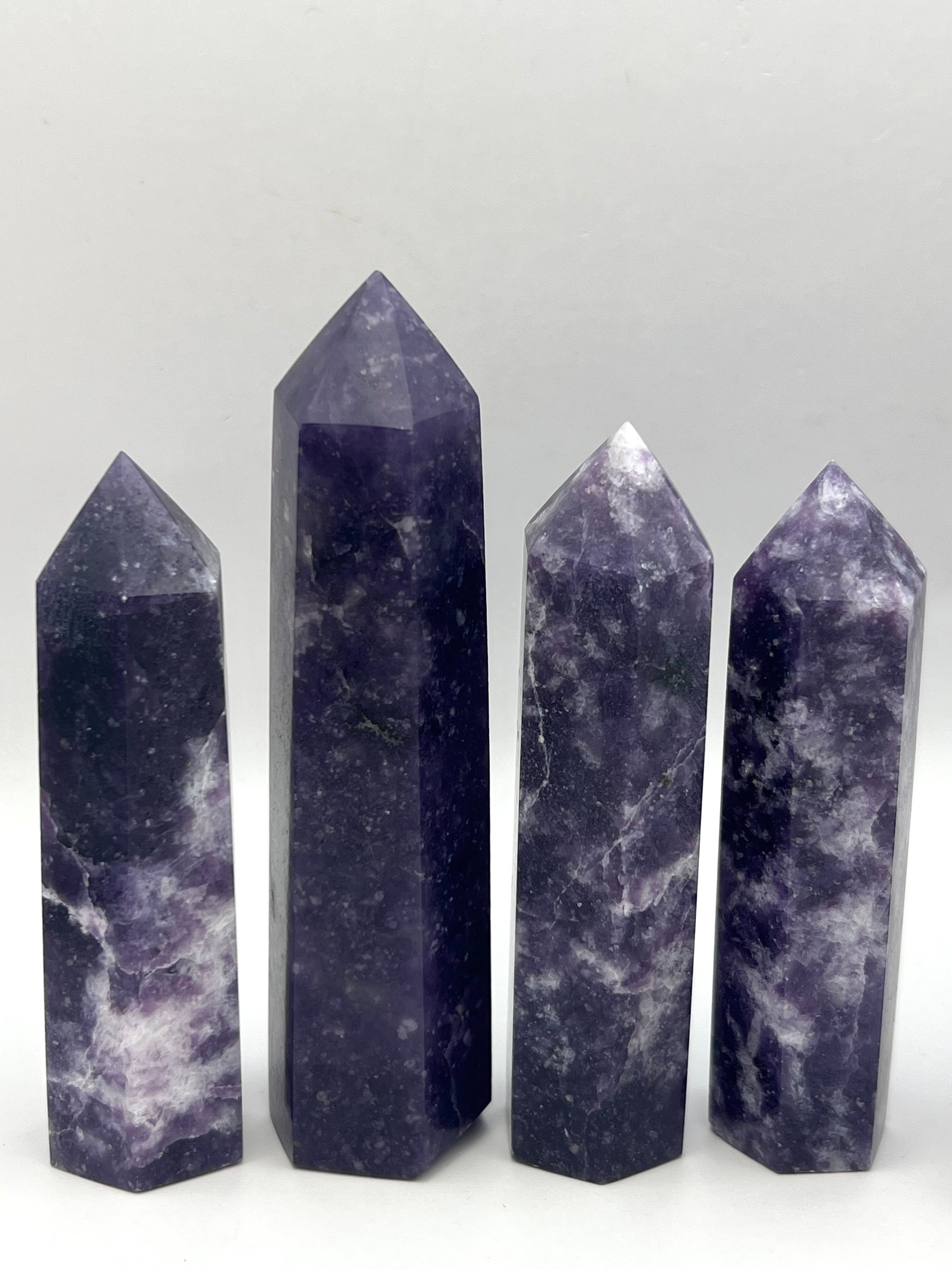 Intuitively Selected Lepidolite Tower - Earthly Secrets