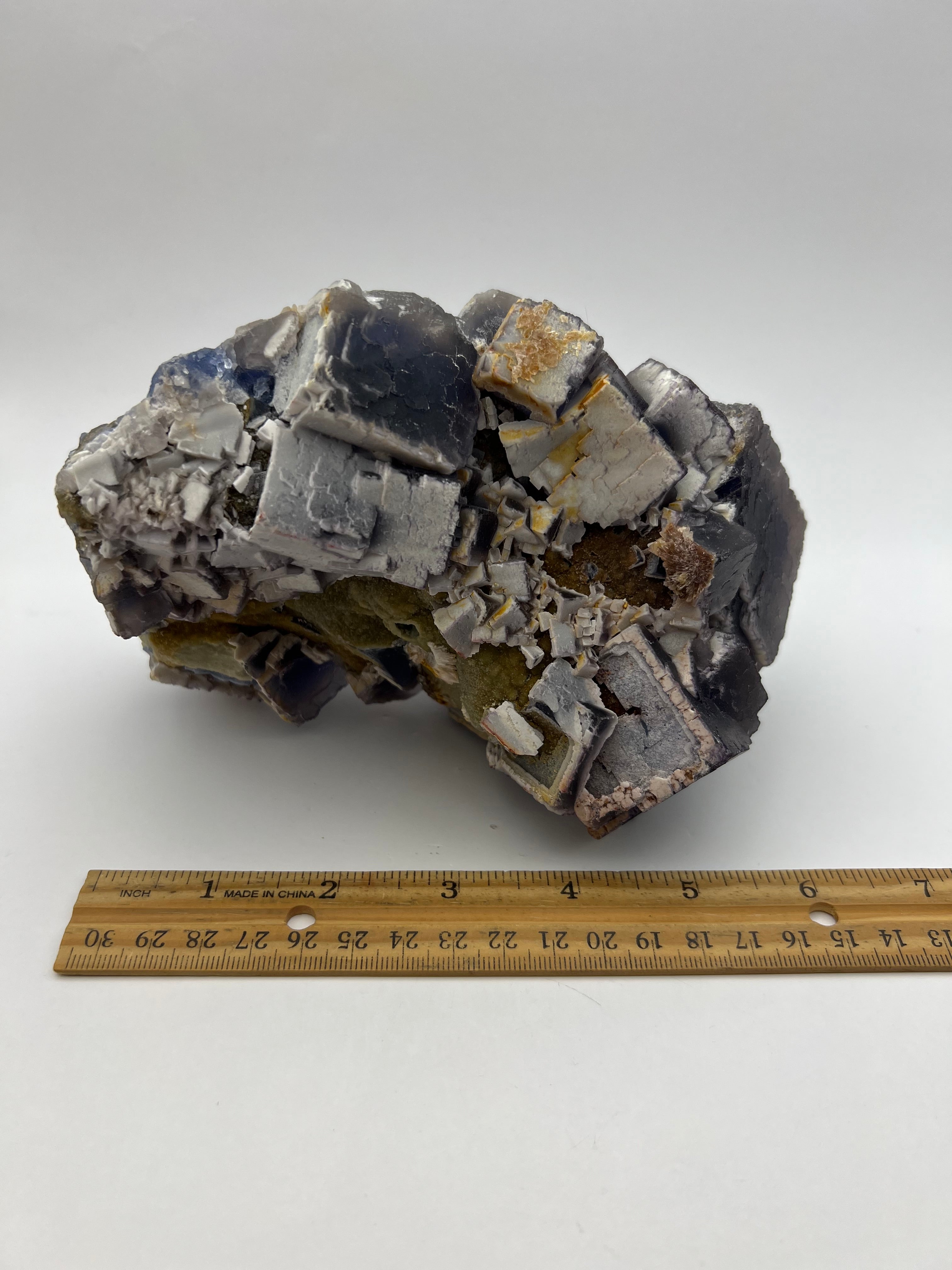 Massive Cubic Fluorite - Earthly Secrets