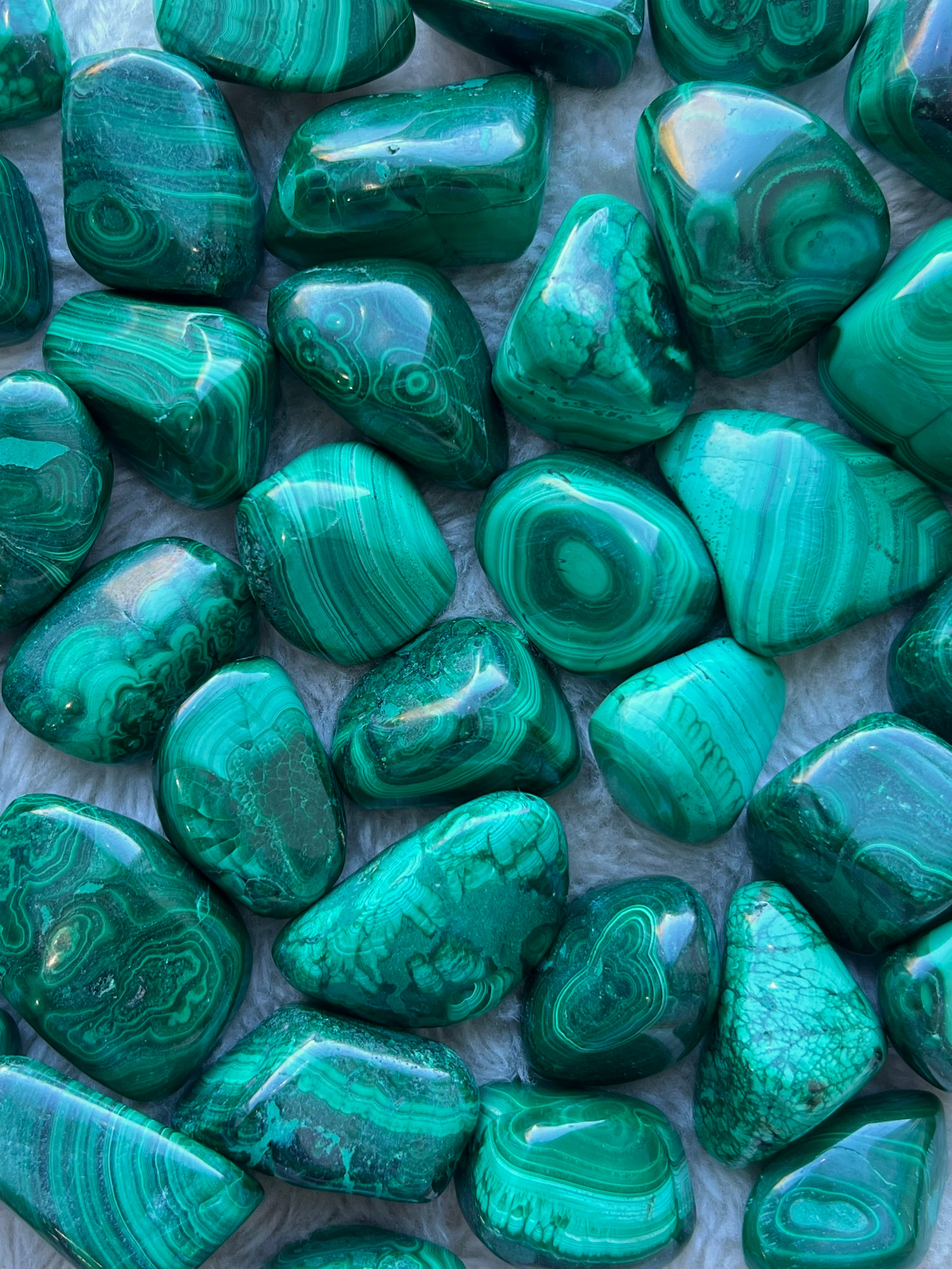 Malachite Tumble Intuitively Selected - Earthly Secrets