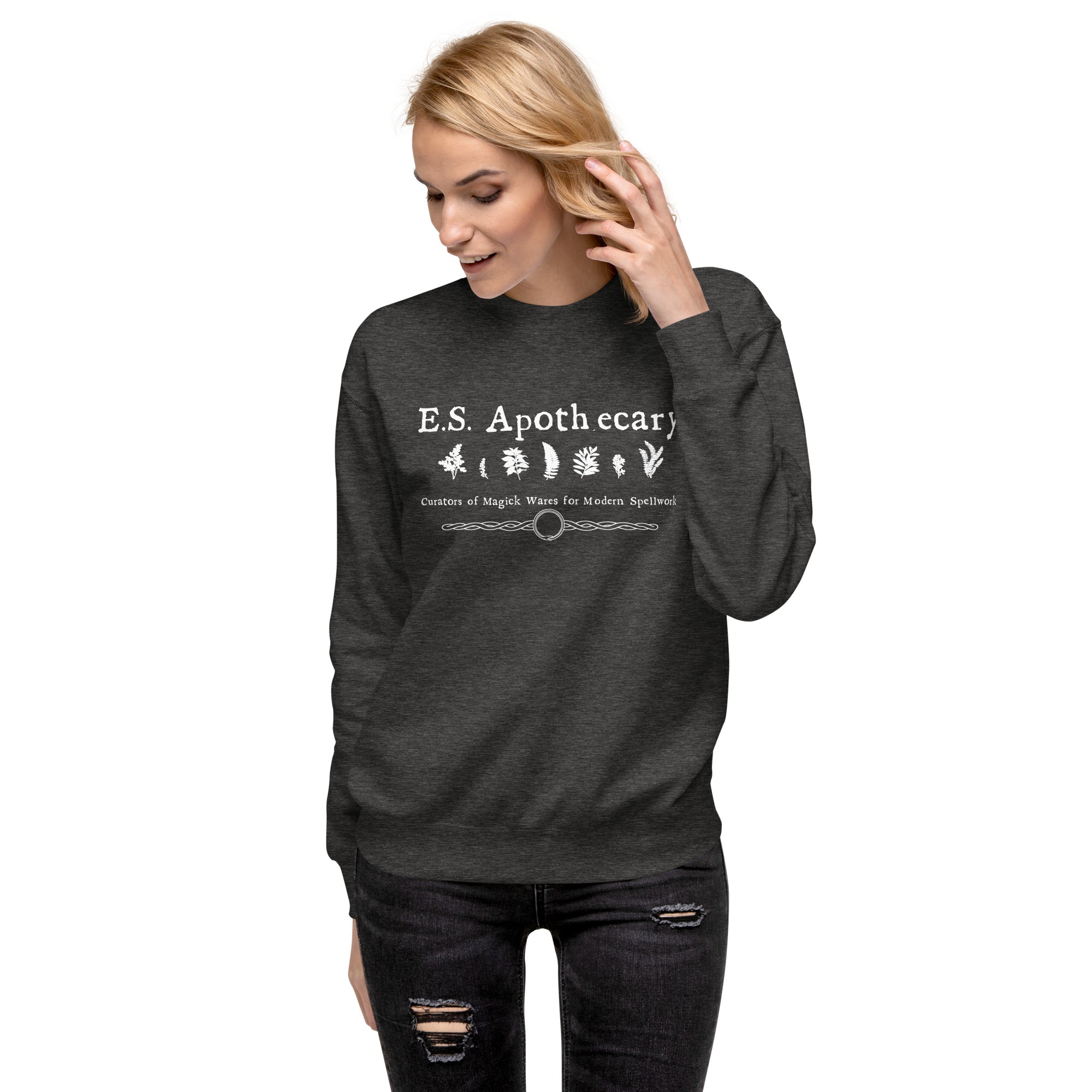 E.S. Apothecary - Unisex Premium Sweatshirt - Earthly Secrets